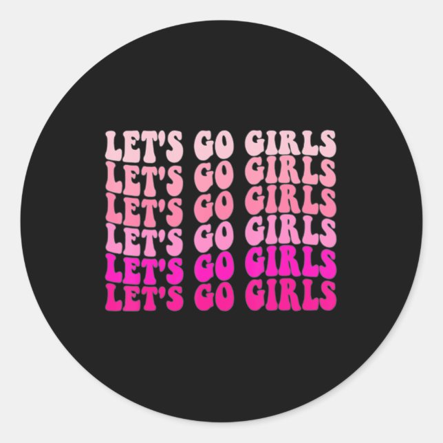 Adesivo Vamos Meninas Viagem de Despedida de Solteira Retr (Frente)