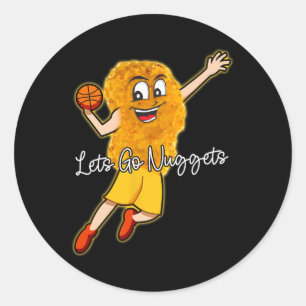 Adesivo Vamos Nuggets - Jogador de Bysketbyll do Galinha N