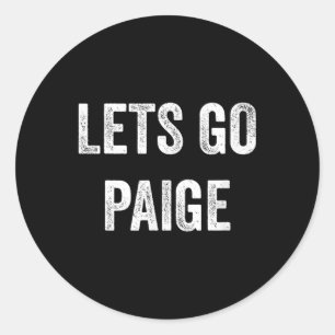 Adesivo Vamos Paige, Apoie Pais, Irmão, Ventilador