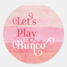 Adesivo Vamos Play Bunco Pink Modern