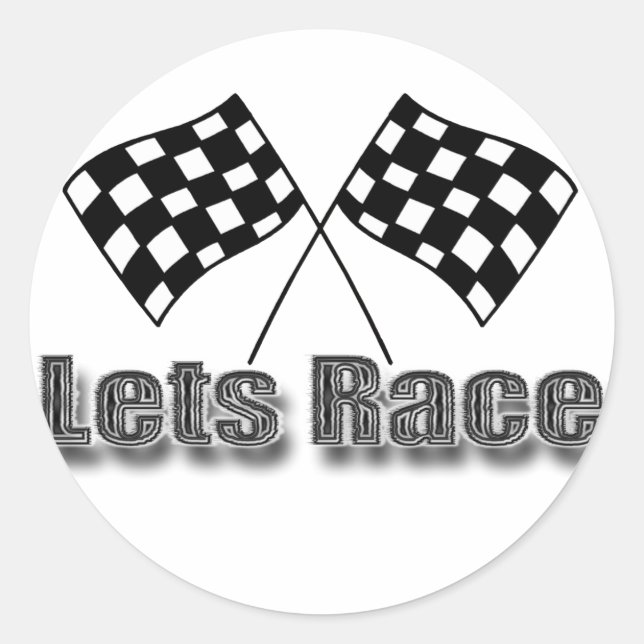 Adesivo Vamos Race (Frente)