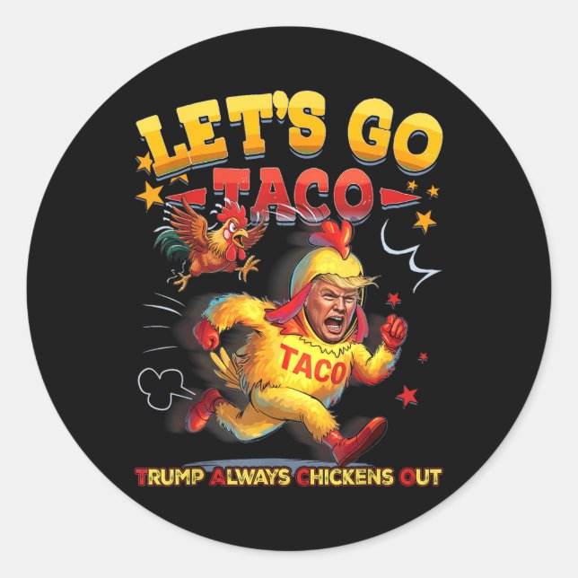 Adesivo Vamos Taco  (Frente)
