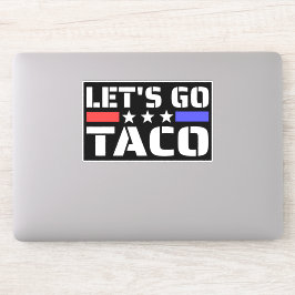 Adesivo Vamos Taco Engraçados Tacos