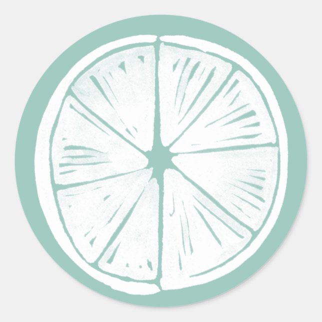 Adesivo Vamos Taco Sobre Amor | Padrão do Limão lacrimogên (Frente)