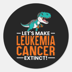 Adesivo Vamos Tornar A Leucemia Cancer Extinta Dinossauro