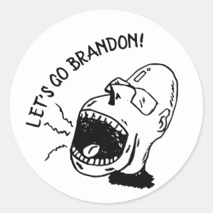 ADESIVO VAMOS VÁ BRANDON! ENGANADORES