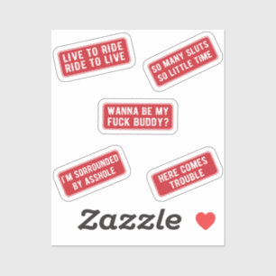 Adesivo Vamos (Vermelho)