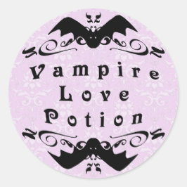 Adesivo Vampiro Com Poção De Amor Com Vampiro