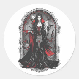 Adesivo Vampiro do Halloween 4, diversão, monstro, horror,