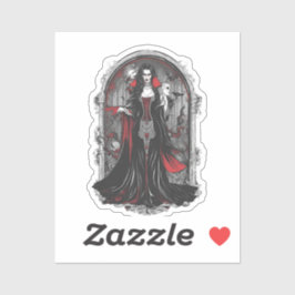 Adesivo Vampiro do Halloween 4, monstro assustador, horror