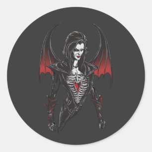 Adesivo Vampiro do Halloween 6, monstro assustador, horror