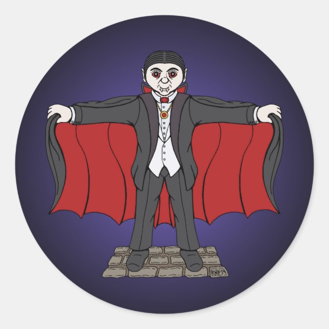 Adesivo Vampiro/Drácula (Frente)