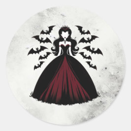 Adesivo Vampiro Queen Halloween
