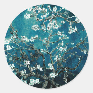 Adesivo Van Gogh Almond Blossoms Dark Teal