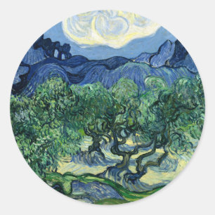 Adesivo Van Gogh As Oliveiras Pintura Paisagem