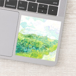 Adesivo Van Gogh. Campos de Trigo Verde Auvers. Impression