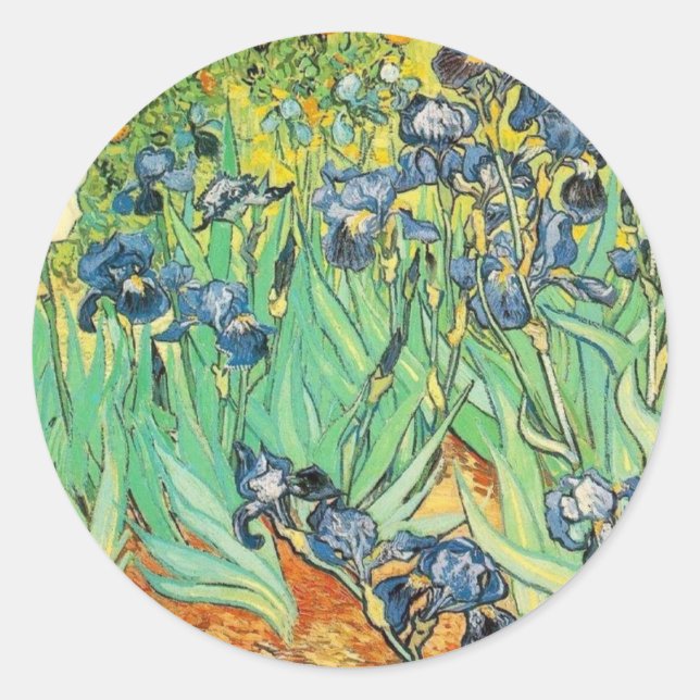 Adesivo Van Gogh Irises (Frente)