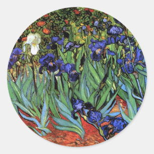 Adesivo Van Gogh Irises (F608) Vintage Fine Art