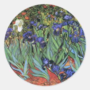 Adesivo Van Gogh Irises (F608) Vintage Fine Art