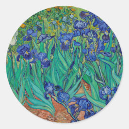 Adesivo Van Gogh Irises Floral Painting