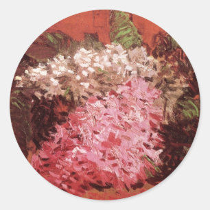 Adesivo Van Gogh Lilacs, Flores Rosa Vintage, Belas Artes