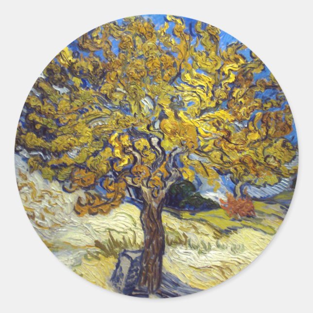 Adesivo Van Gogh Mulberry Tree Masterpart Art (Frente)