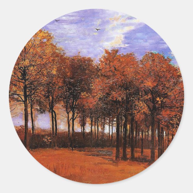 Adesivo Van Gogh - Paisagem de Outono, (Frente)