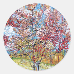 Adesivo Van Gogh - Pessegueiros em Flor Rosa