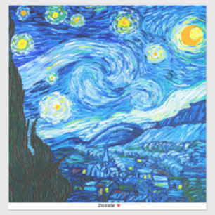 Adesivo Van Gogh Starry Night