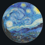 Adesivo Van Gogh Starry Night. Impressionismo arte de vint<br><div class="desc">O adesivo "A Noite Estrelada" de Van Gogh.</div>