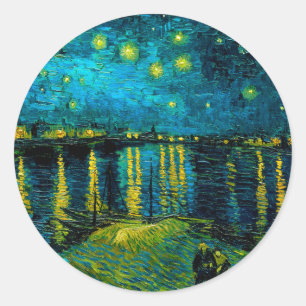 Adesivo Van Gogh Starry Night Over the Rhône