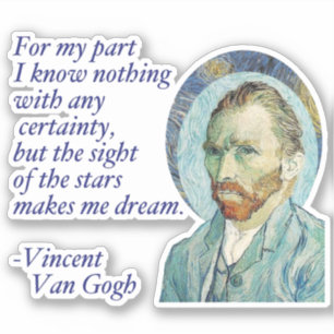 Adesivo Van Gogh Stars Dream Vinyl Sticker