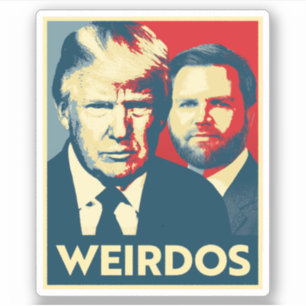 Adesivo Vance Anti Trump - Weirdos