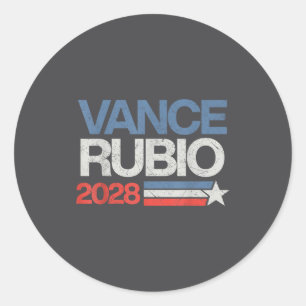 Adesivo Vance Rubio 2028 Presidente Jd Vance Marco Rubio E