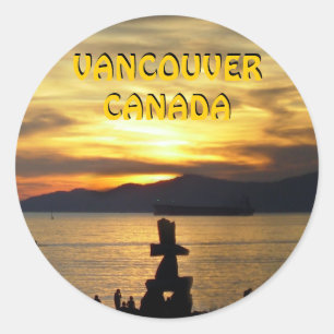 Adesivo Vancouver Canada Stickers Vancouver Landmark Art