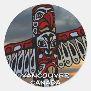 Adesivo Vancouver Canada Stickers Vancouver Landmark Art