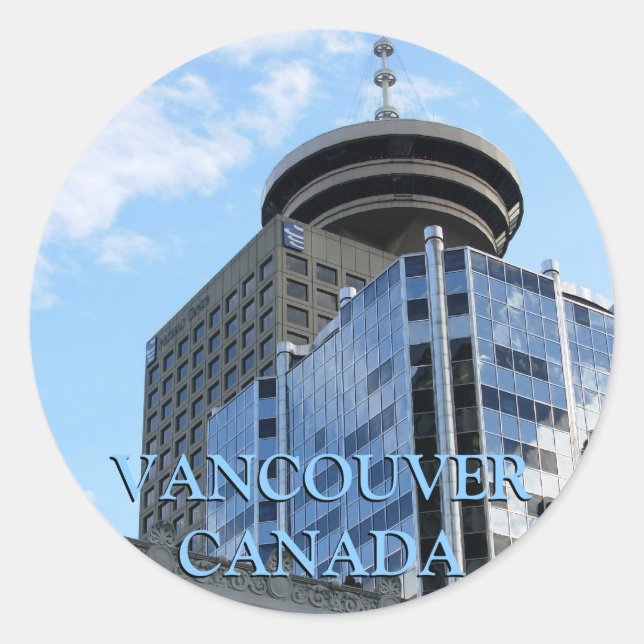 Adesivo Vancouver Canada Stickers Vancouver Landmark Art (Frente)