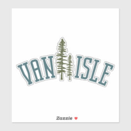Adesivo Vancouver Island Places West Coast Vinyl Sticker