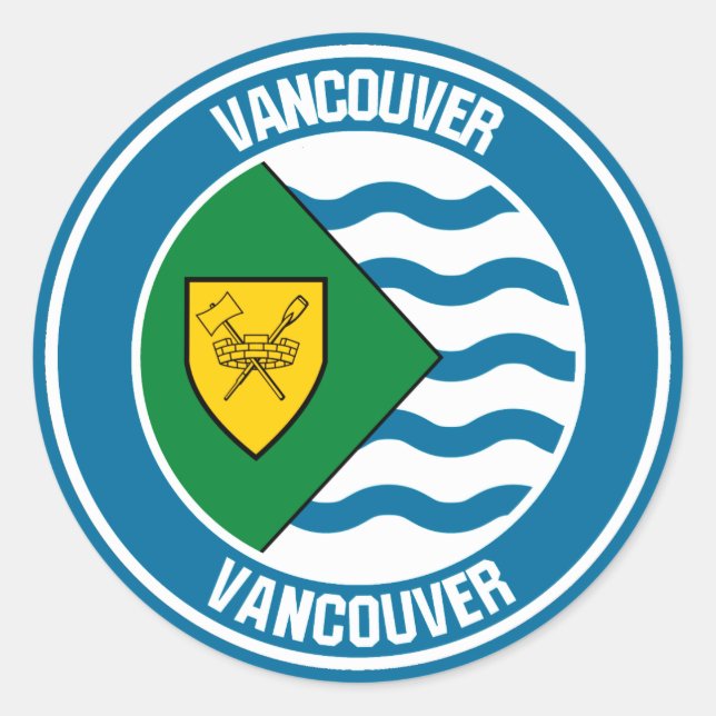 Adesivo Vancouver Round Emblem (Frente)
