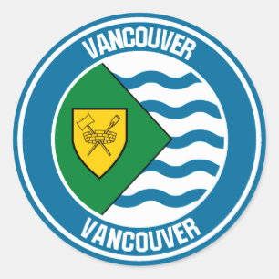 Adesivo Vancouver Round Emblem