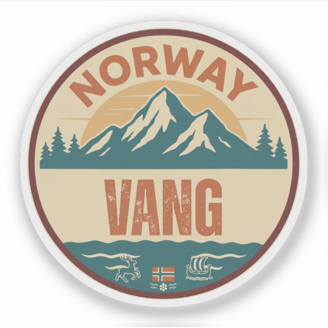 Adesivo Vang, Noruega Noruega (Frente)