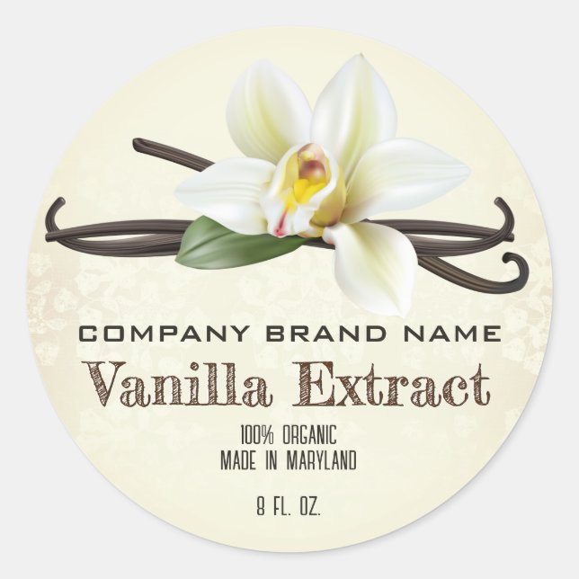 Adesivo Vanilla Bean Spice (Frente)