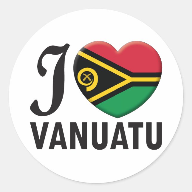 Adesivo Vanuatu Love (Frente)