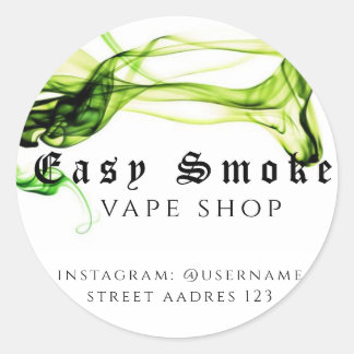 Adesivo Vapito Compre de fumaça colante clássico redondo