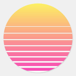 Adesivo Vaporwave Sun