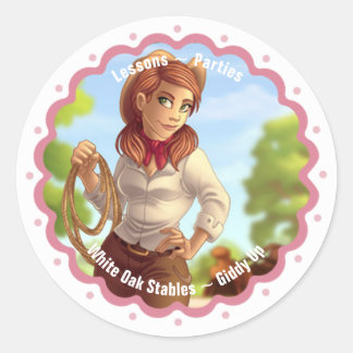 Adesivo Vaqueira Bonita Personalizável