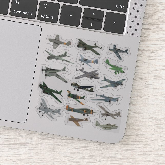 Adesivo Vários aviões alemães WW2 (Detalhe)