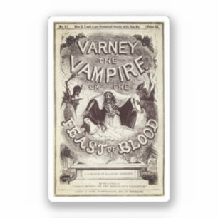 Adesivo Varney, o Vampiro (cobrir de Publicação)