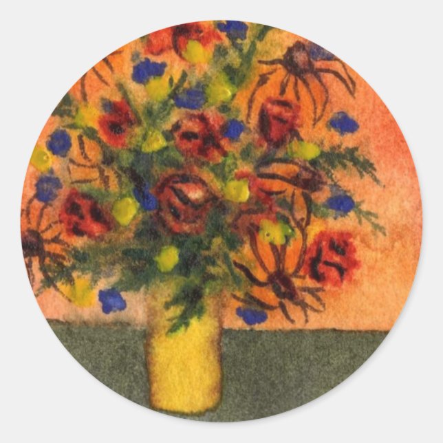 Adesivo Vaso Amarelo (Frente)