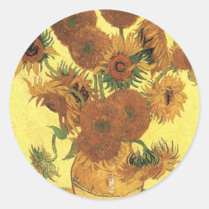 Adesivo Vaso com quinze girassóis,Vincent van Gogh